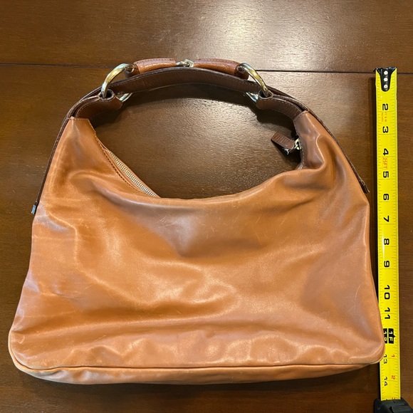 GUCCI Brown Leather Medium Horsebit Hobo Shoulder Bag - Picture 4 of 16